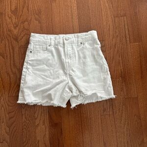 Women's White Denim Shorts